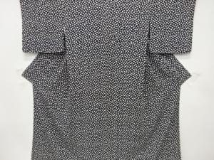 椿模様　小紋着物